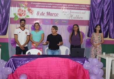 Social e Saúde realizaram evento em Comemoração ao Dia da Mulher