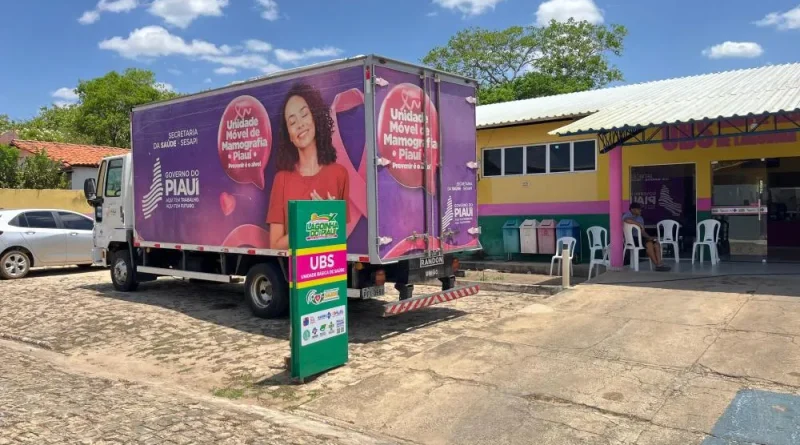 Carreta da Mamografia realizou atendimento em Lagoinha do Piauí