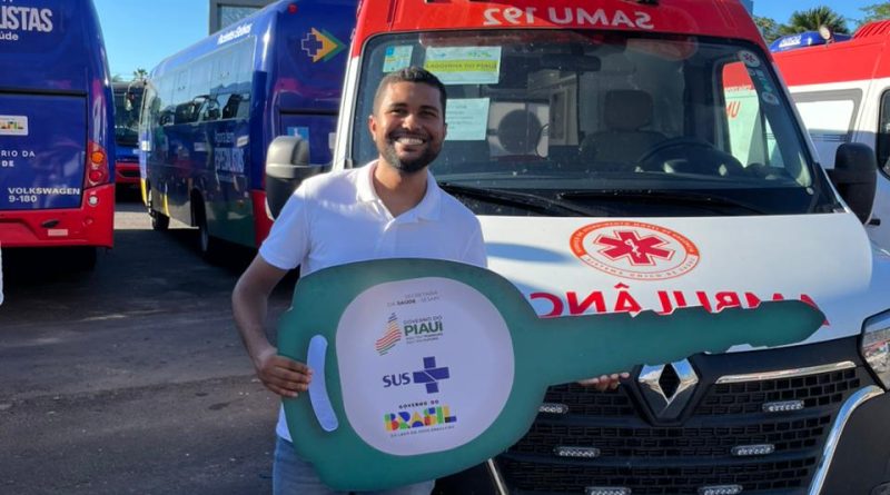 Lagoinha do Piauí é contemplada com nova ambulância do SAMU e reforça atendimento de urgência