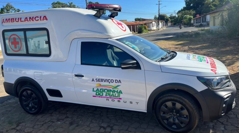 Prefeitura de Lagoinha do Piauí reforça a saúde com contratação de nova ambulância para atender a população